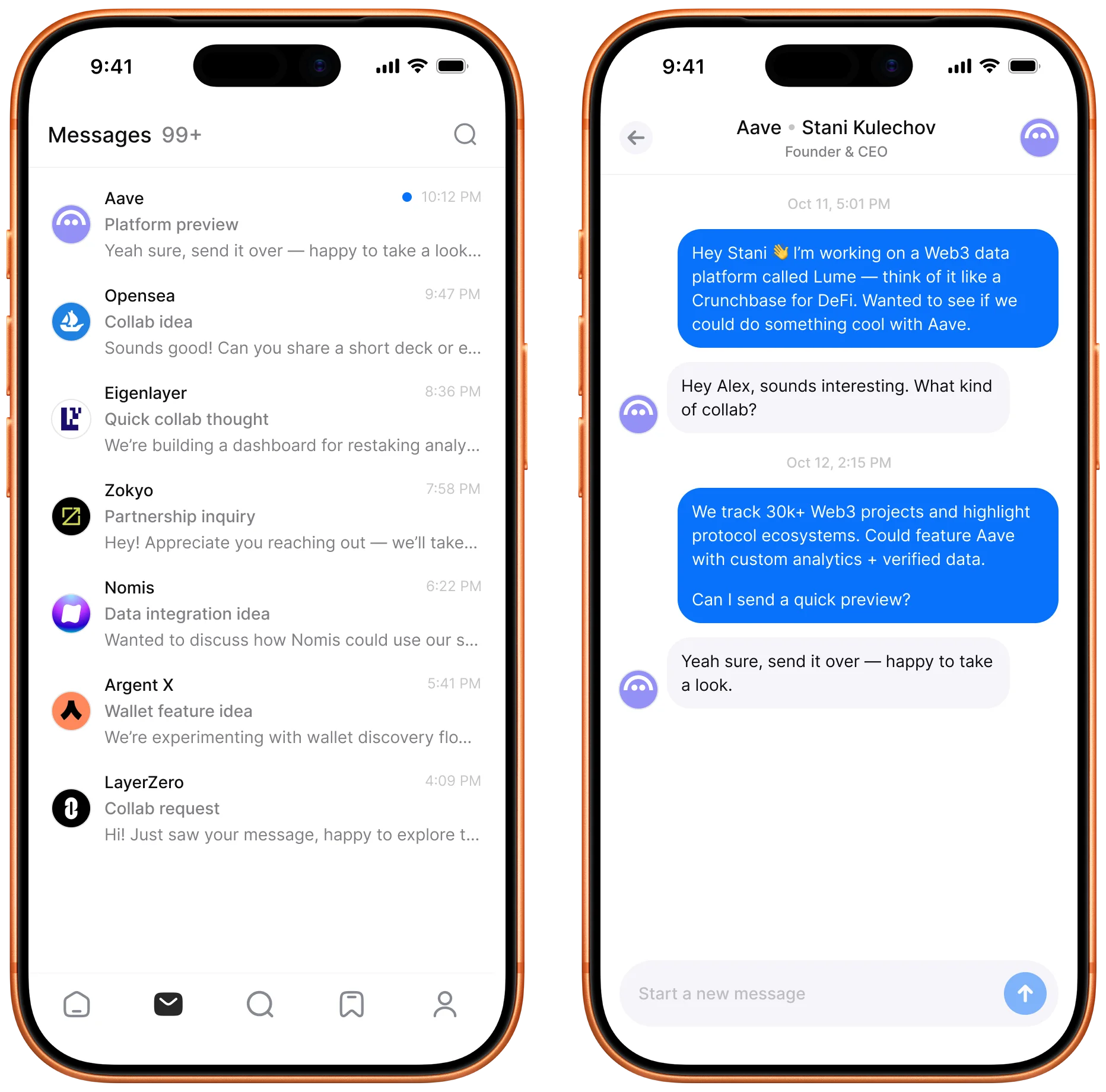 In-product messaging